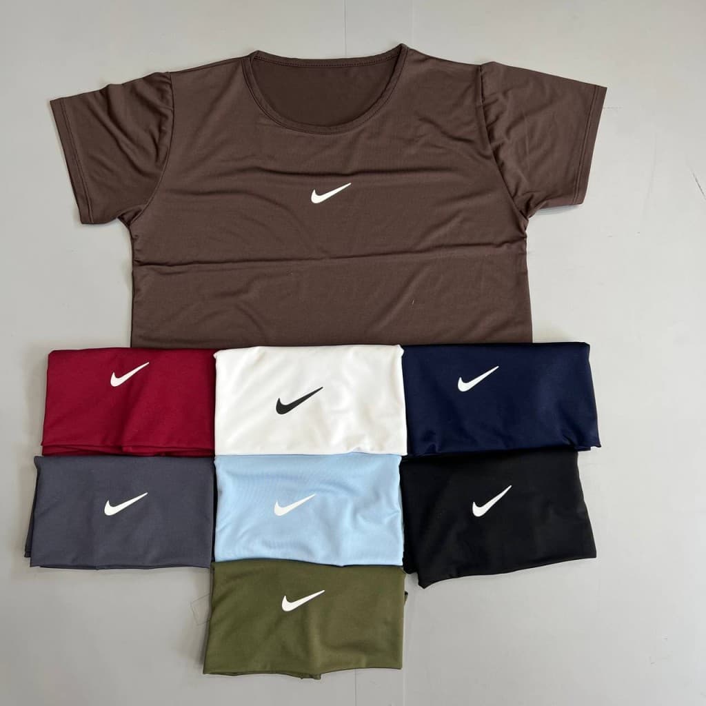 کراپ ورزشی زنانه نایکی Nike women's sports crop|آستین کوتاه — تصویر ۳