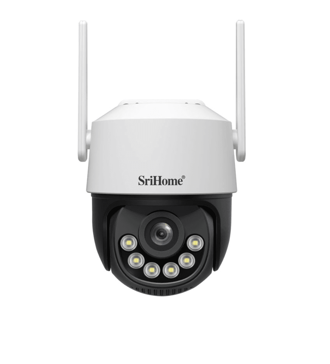 دوربین مداربسته تحت شبکه بیسیم سری هوم (SriHome) مدل SH072 (8MP) 4K دید در شب رنگی دوسال گارانتی اصلی+ ۶ ماه خدمات رایگان