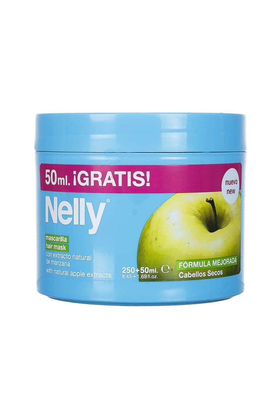 ماسک مو احیا کننده ومغذی سیب سبز نلی ۳۰۰ میل (اصل) ا Nelly Green Apple Hair Mask 300ml