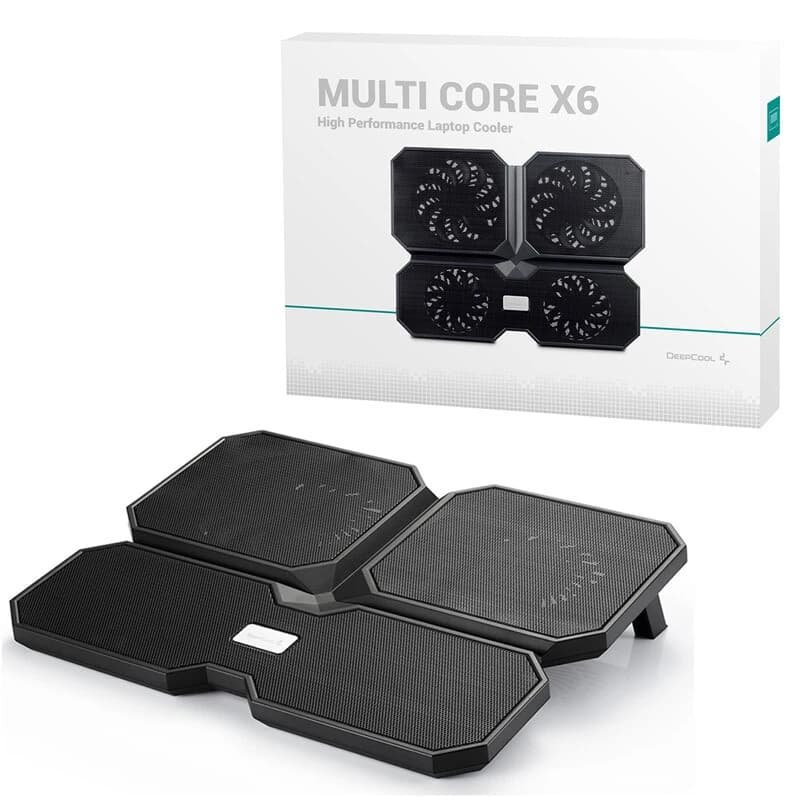 پایه خنک کننده/فن لپ تاپ دیپ کول مدل multi core x6 — تصویر ۲