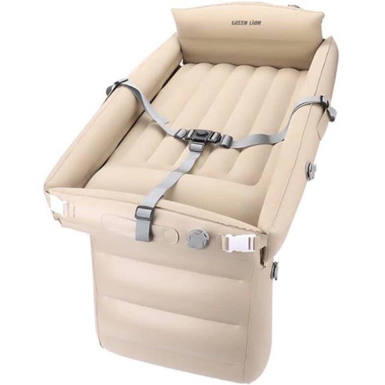 تشک بادی نوزاد گرین لاین Inflatable Toddler Travel Bed | همراه پمپ شارژی