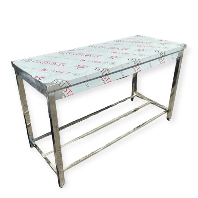 میزکار استیل 60*190 ارتفاع 90 سانت ضخامت ورق 0,6