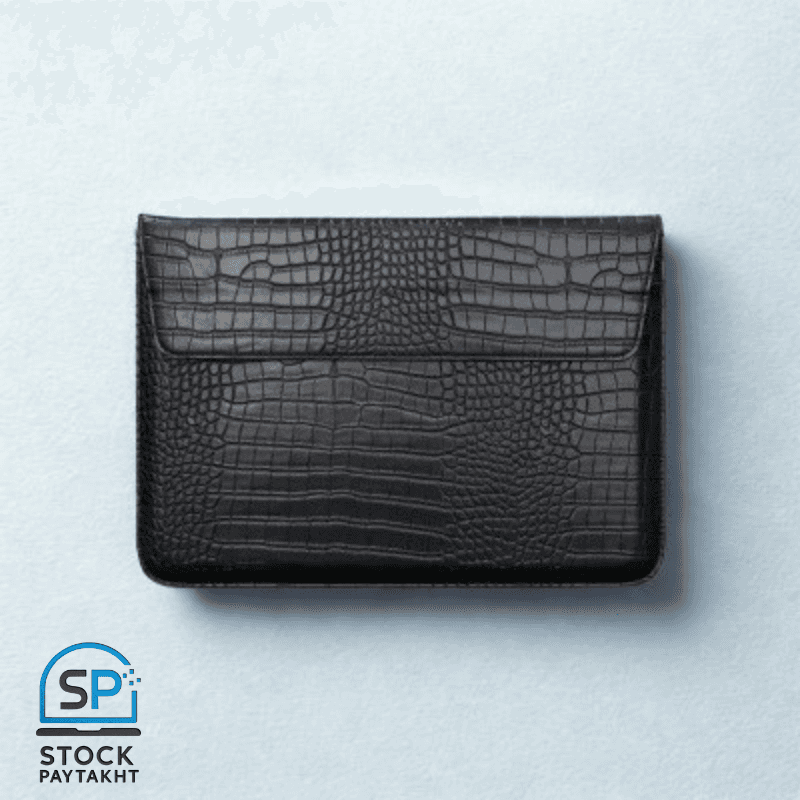 کاور چرمی لپتاپ و تبلت مدل Sleeve با طرح کروکودیل (سایز 13.3 اینچ)