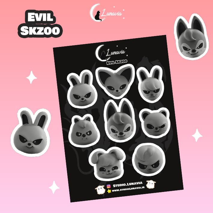 استیکر Evil Skzoo
