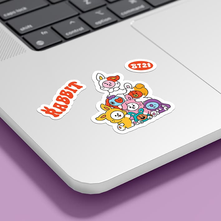 استیکر BT21 Rabbit — تصویر ۲