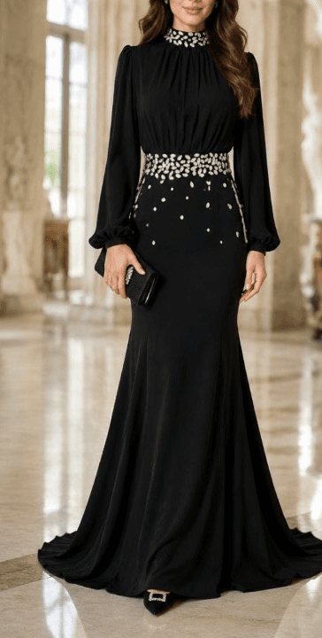 پیراهن مجلسی زنانه و شب ماکسی مدل الیزه