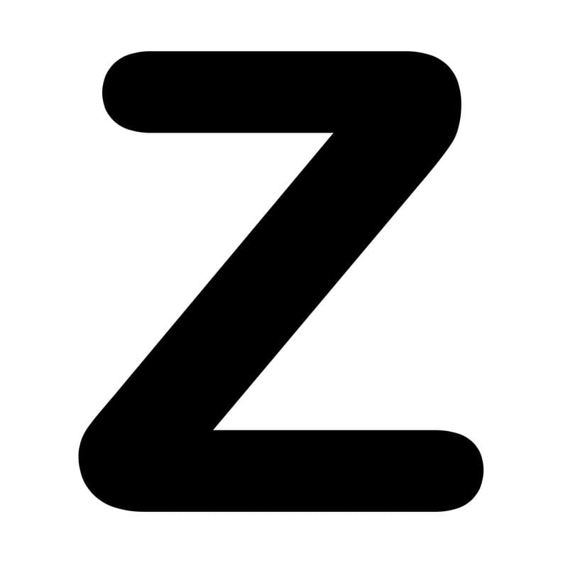 استیکر چوبی کودک مدل حروف انگلیسی کد MDF-M-Z