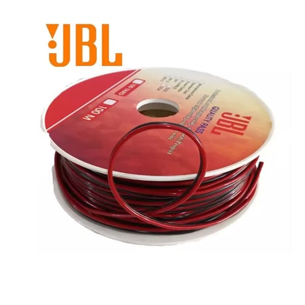 سیم بلندگو 12 گیج روکش قرمز-مشکی jbl
