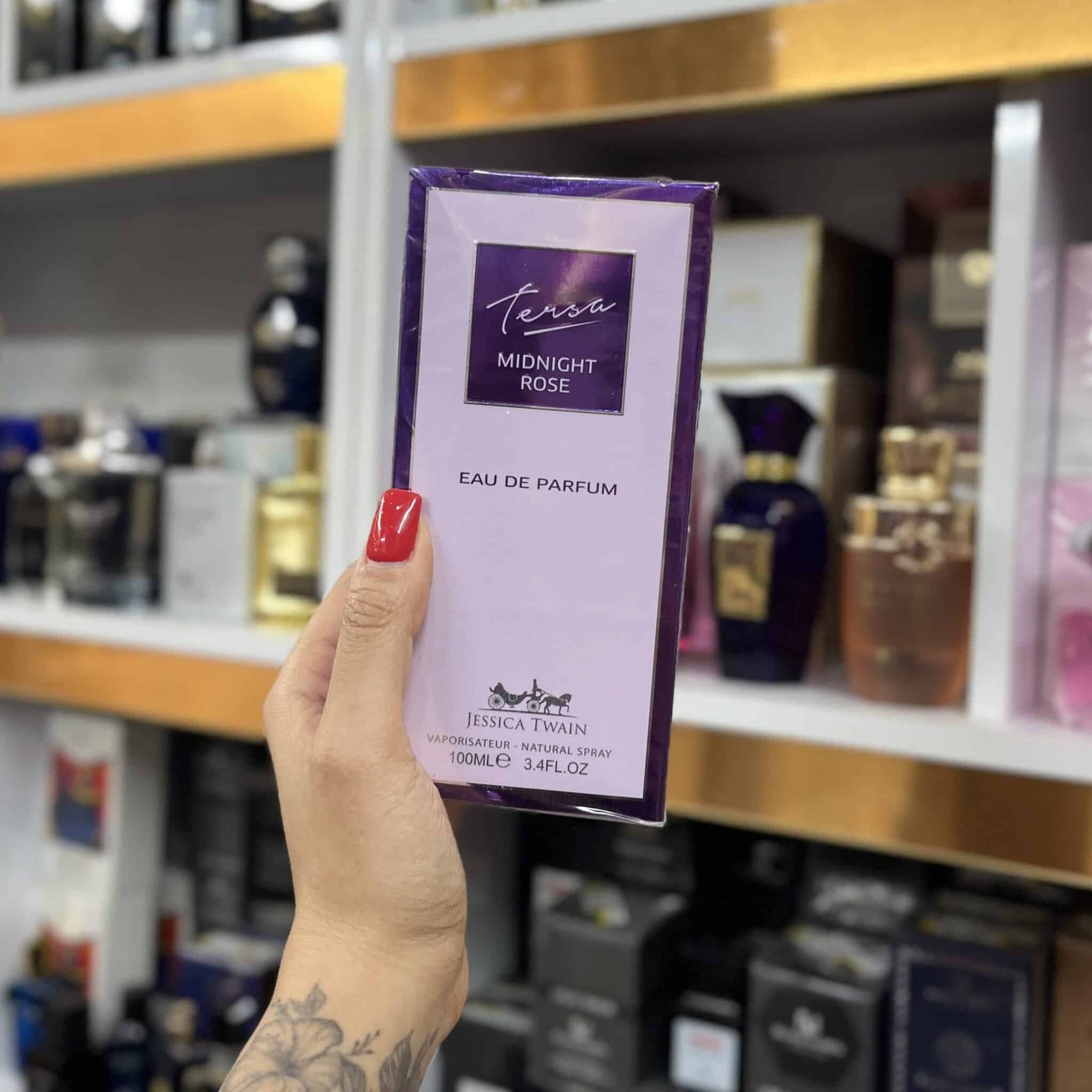 ادکلن میدنایت رز Midnight Rose فرانسوی 100 میل | رایحه زنانه، شیرین و اغواگر — تصویر ۲
