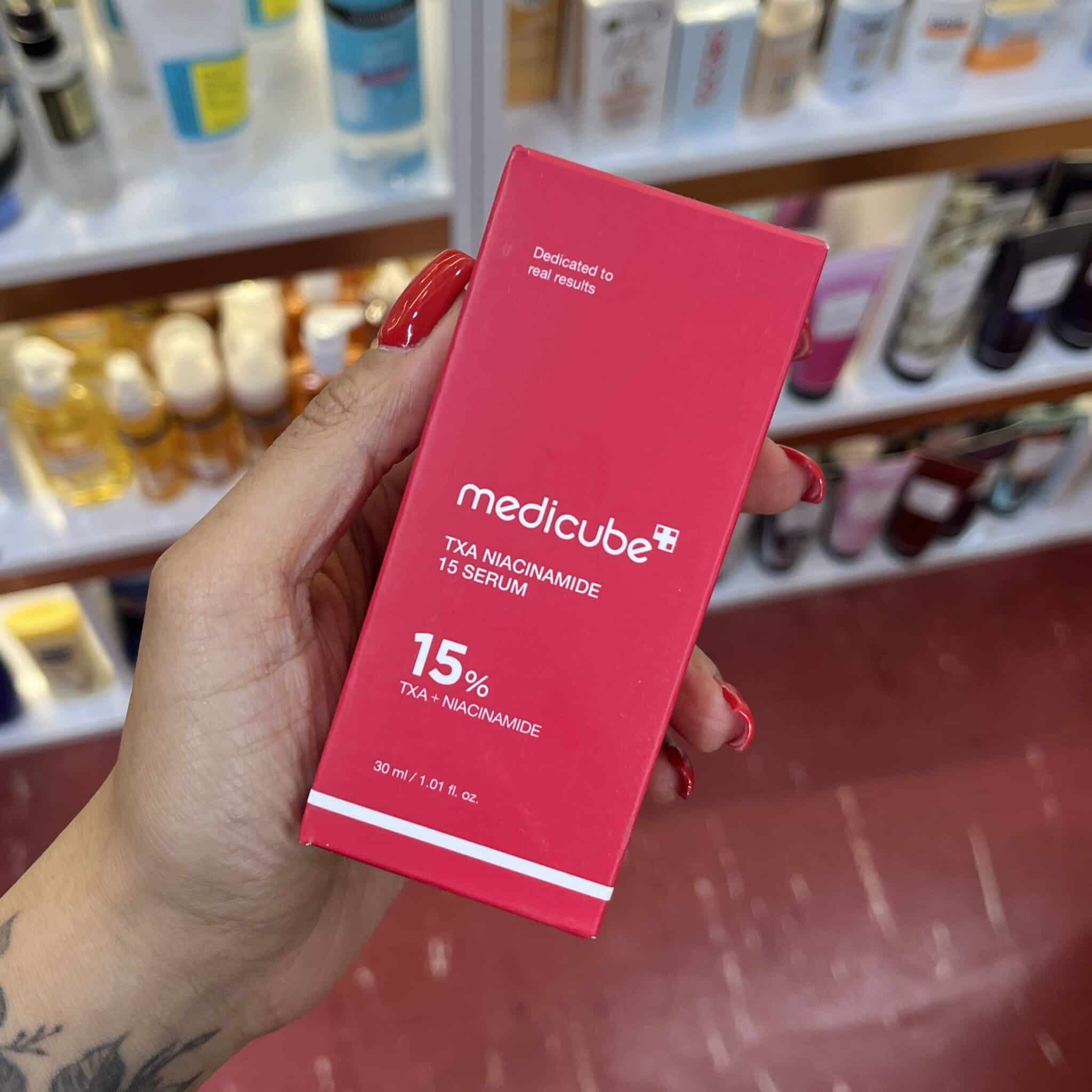 سرم نیاسینامید مدی کیوب TXA 15% | ضد لک و روشن‌کننده پوست — تصویر ۳