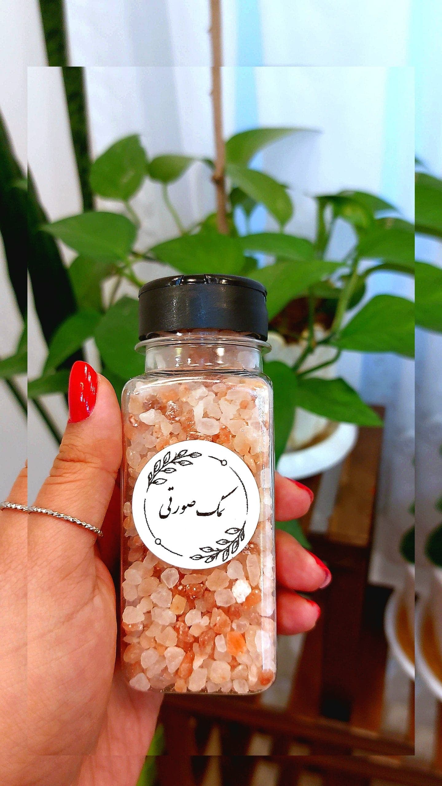 قوطی نمکپاش ادویه (درب سه حالته پیچی) به همراه برچسب ضدآب — تصویر ۵