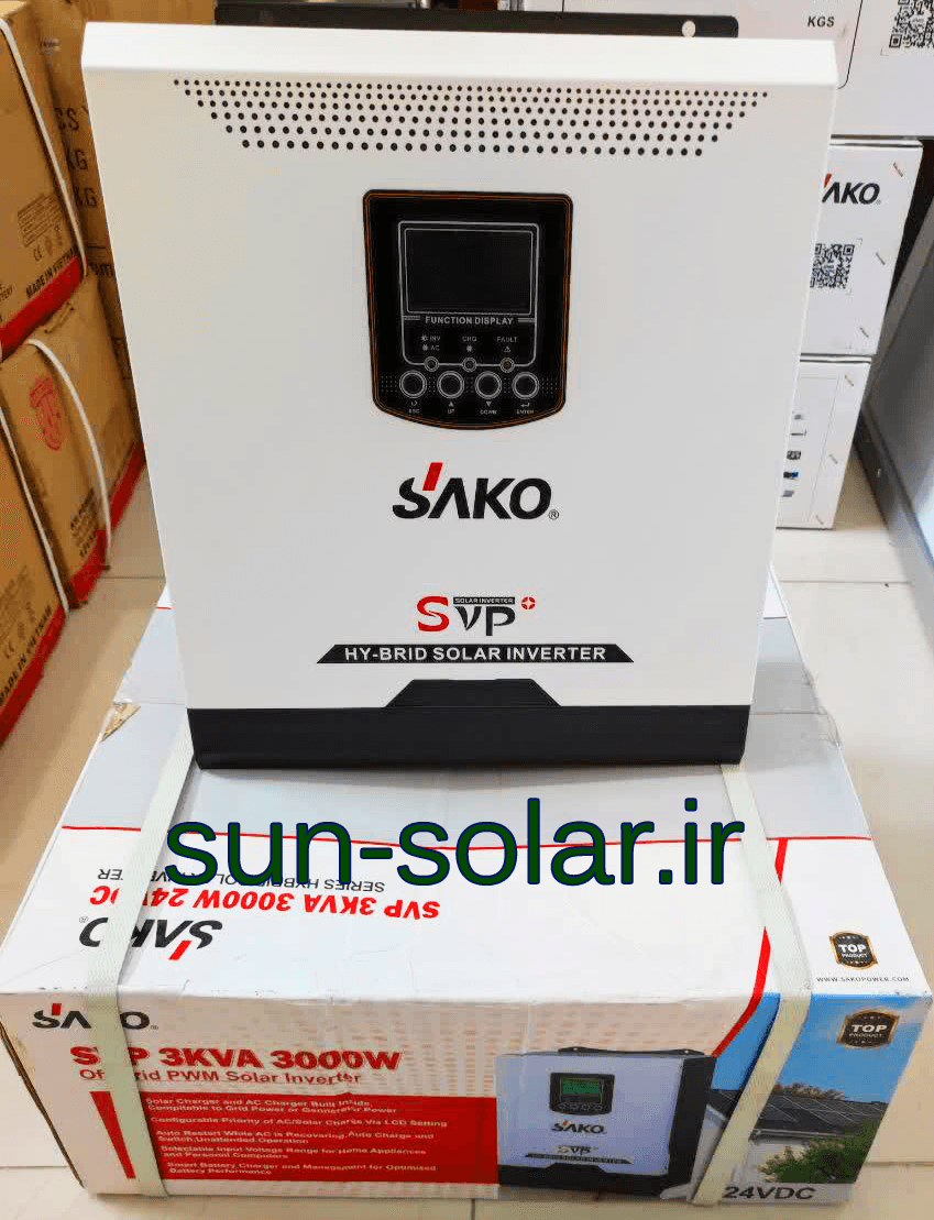 سانورتر 3 کیلووات، 24 ولت، 50 آمپر PWM برند SAKO مدل SVP-3K