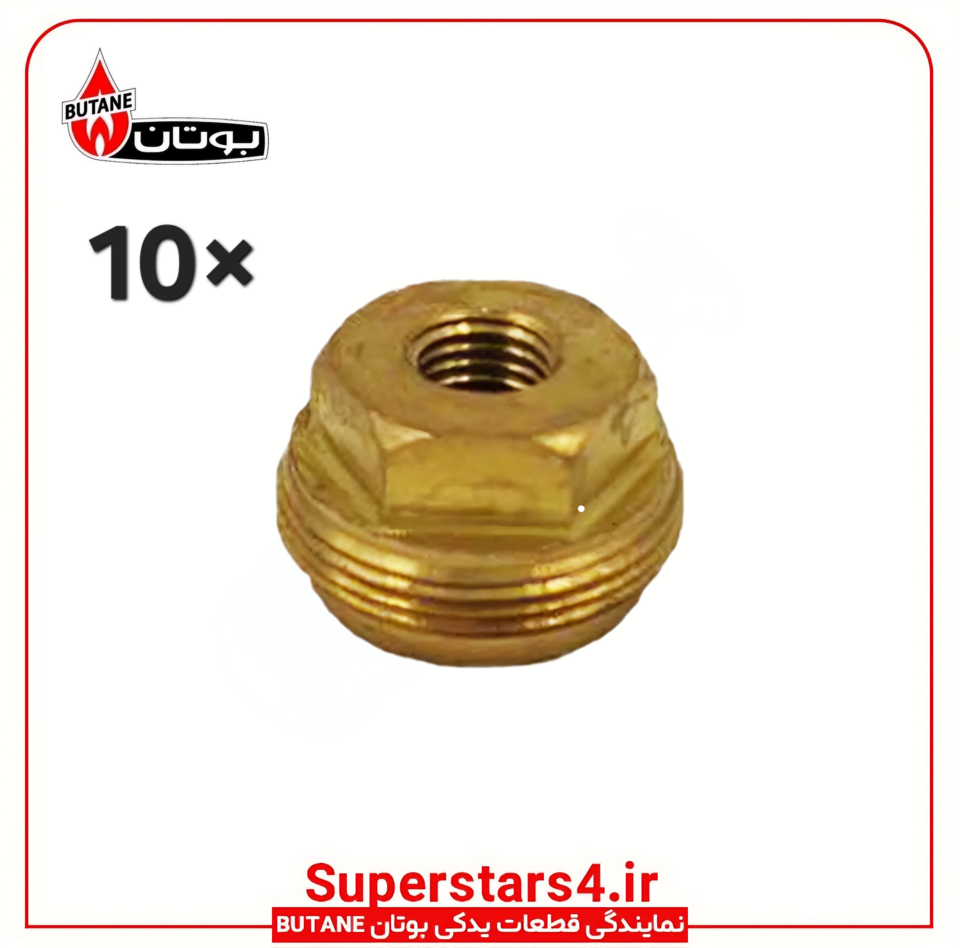 [ پک 10 عددی ] درپوش شیر مغناطیسی برنجی آبگرمکن دیواری بوتان مدل B3115 کد 20003949 ( شرکتی )