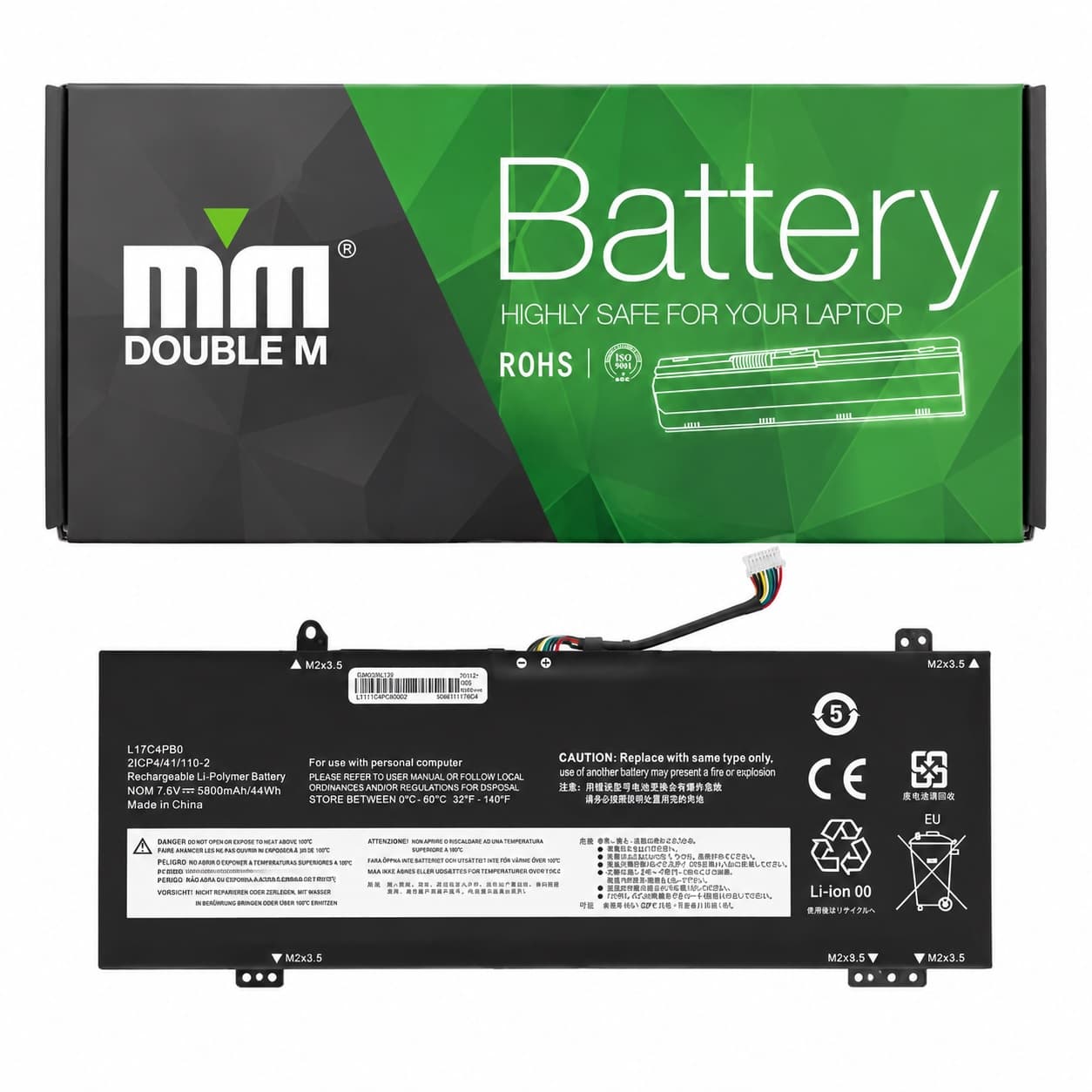باتری لنوو mm 530-14/l17c4pb0 yoga
