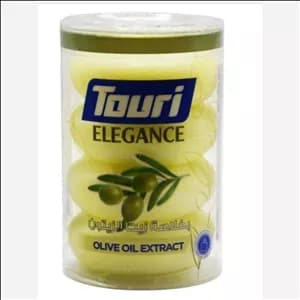 صابون توری بسته 4 عددی رایحه زیتونی
