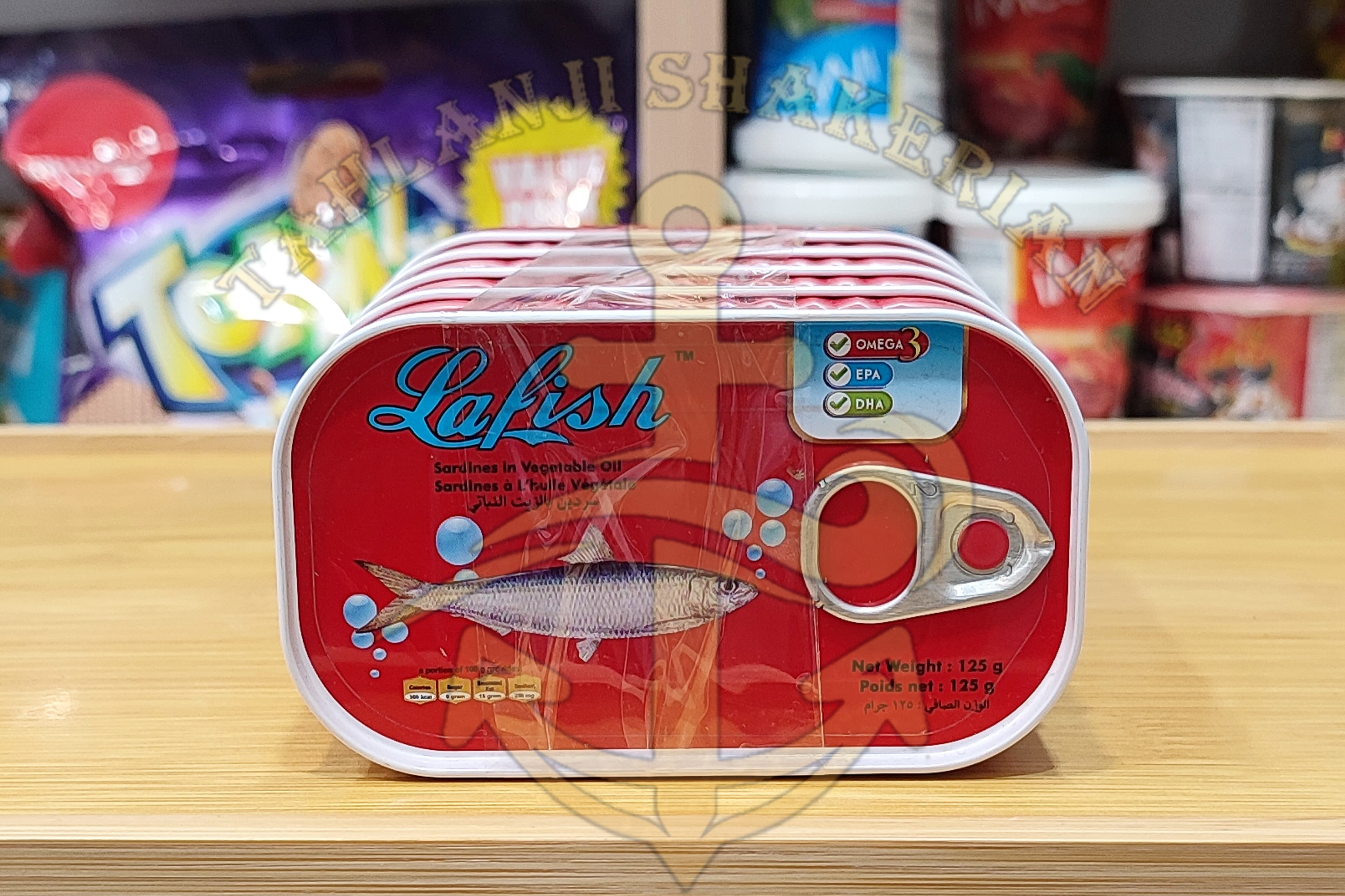 کنسرو ماهی ساردین لافیش پک ۵عددی