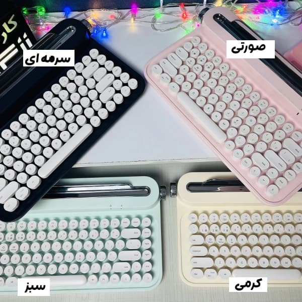 کیبورد بیسیم اکتو مدل B305 — تصویر ۵