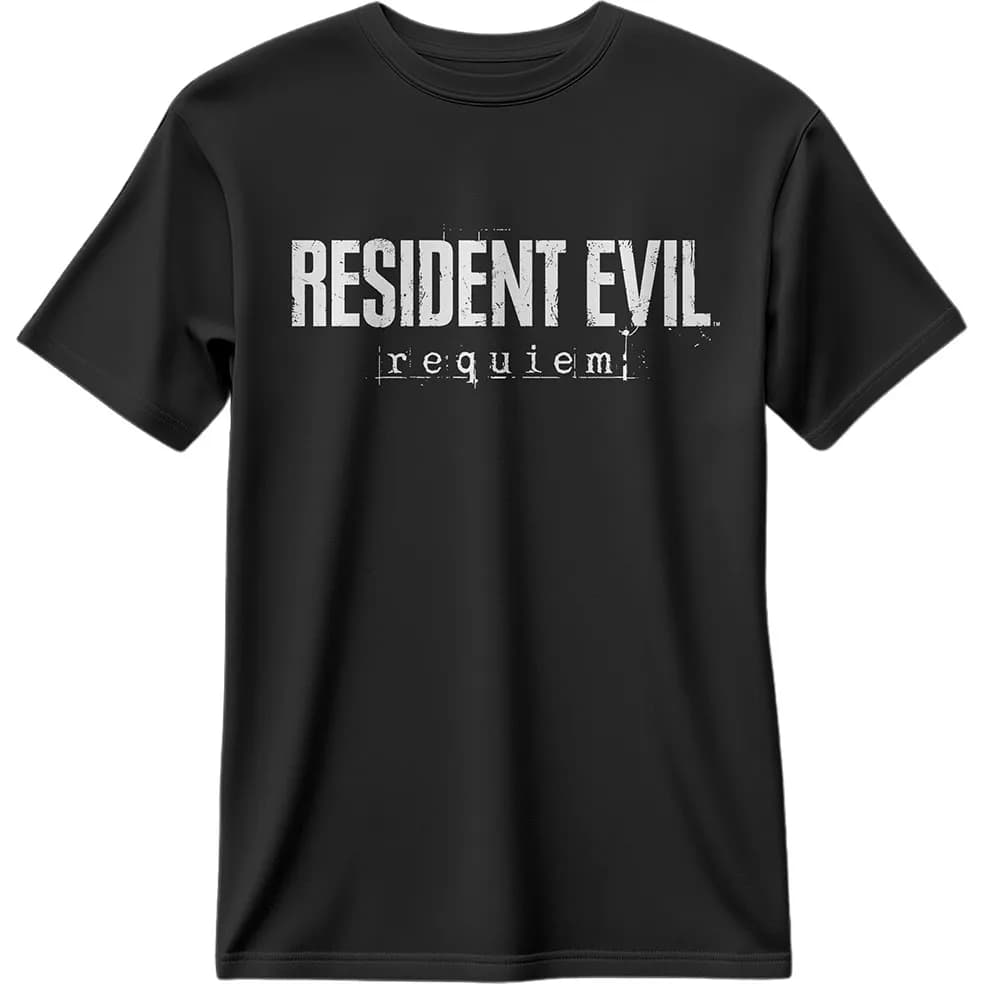 تیشرت رزیدنت اویل 9 طرح لوگوی Resident Evil Requiem کد 001