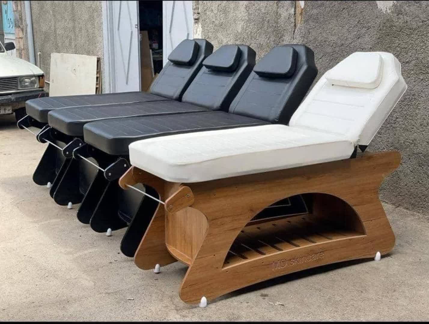 تخت پایه چوبی فشیال دو تیکه