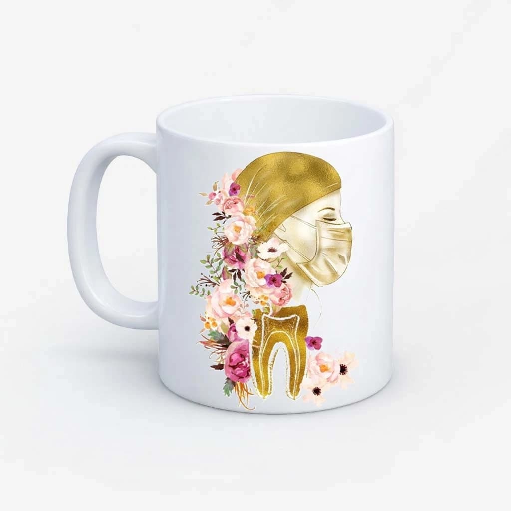 ماگ سرامیک طرح پزشک دندان کد 004
