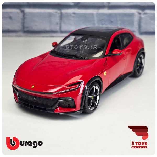 ماکت فراری پروسانگویه قرمز بوراگو(Ferrari Purosangue Burago)