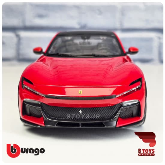 ماکت فراری پروسانگویه قرمز بوراگو(Ferrari Purosangue Burago) — تصویر ۶