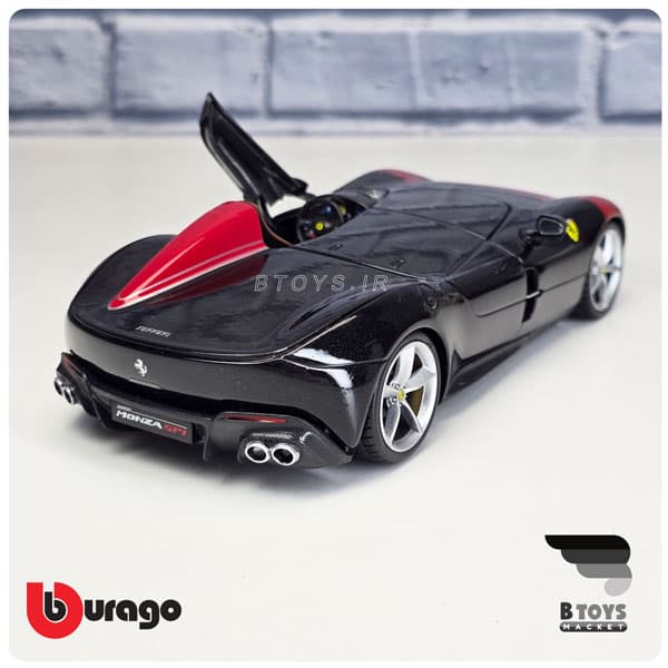 ماکت فراری مونزا اس پی 1 مشکی بوراگو(Ferrari Monza SP1 Burago) — تصویر ۲