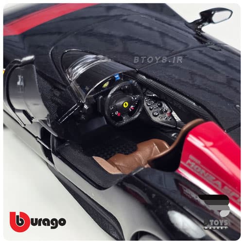 ماکت فراری مونزا اس پی 1 مشکی بوراگو(Ferrari Monza SP1 Burago) — تصویر ۵