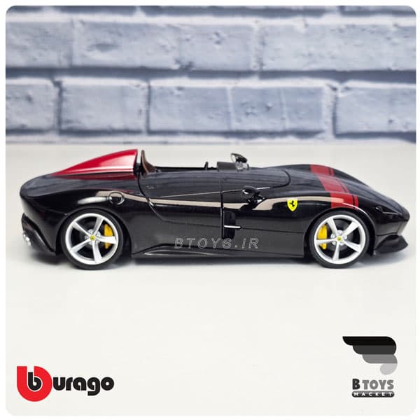 ماکت فراری مونزا اس پی 1 مشکی بوراگو(Ferrari Monza SP1 Burago) — تصویر ۸