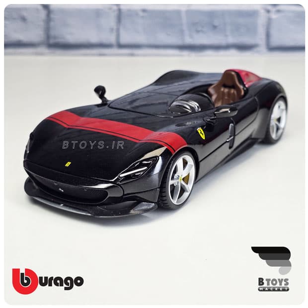 ماکت فراری مونزا اس پی 1 مشکی بوراگو(Ferrari Monza SP1 Burago)