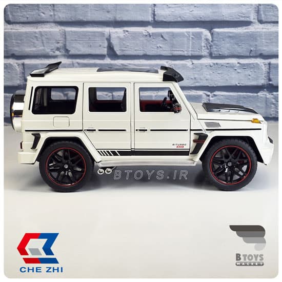 ماکت مرسدس بنز جی کلاس باراباس سفید چِژی(Mercedes Benz G-Class Chezhi)مقیاس:1/18 — تصویر ۷
