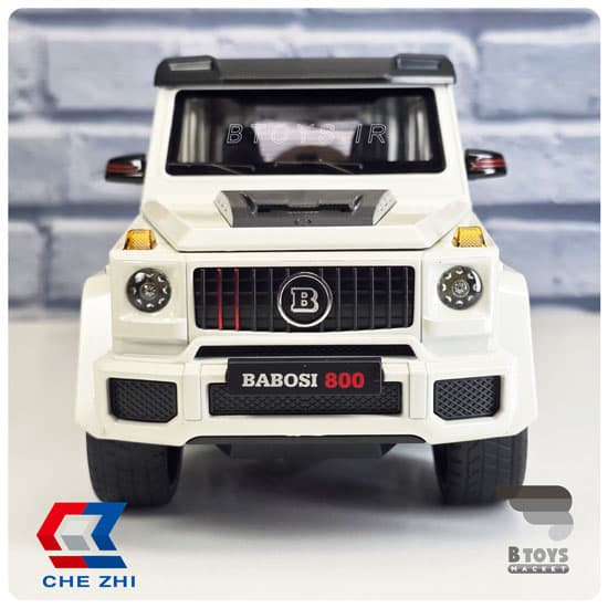 ماکت مرسدس بنز جی کلاس باراباس سفید چِژی(Mercedes Benz G-Class Chezhi)مقیاس:1/18 — تصویر ۶