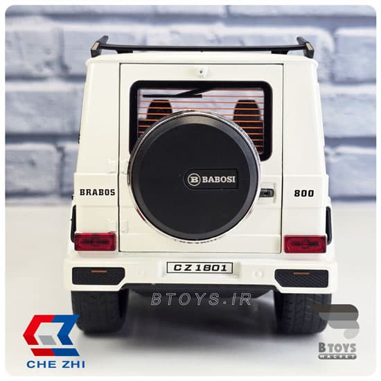 ماکت مرسدس بنز جی کلاس باراباس سفید چِژی(Mercedes Benz G-Class Chezhi)مقیاس:1/18 — تصویر ۵