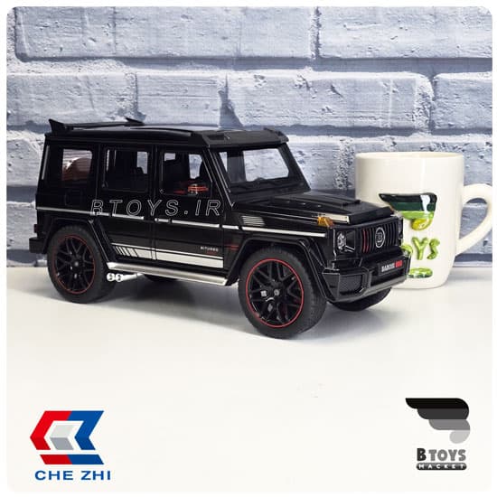 ماکت مرسدس بنز جی کلاس باراباس دودزا مشکی چِژی(Mercedes Benz G-Class Chezhi)مقیاس:1/18 — تصویر ۳