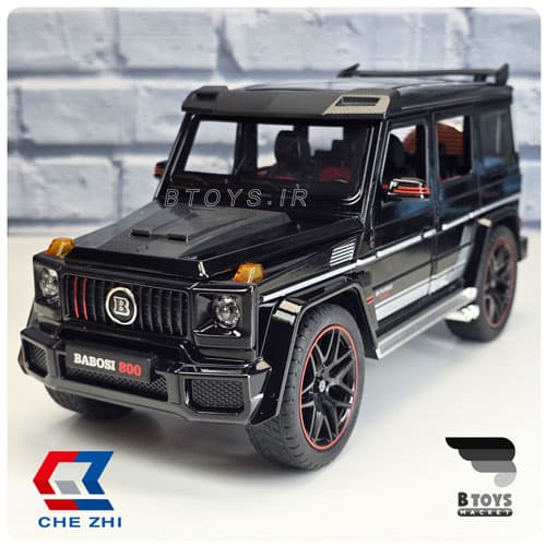 ماکت مرسدس بنز جی کلاس باراباس دودزا مشکی چِژی(Mercedes Benz G-Class Chezhi)مقیاس:1/18