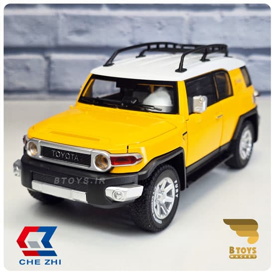 ماکت تویوتا اف جی کروز زرد چِژی(Toyota FJ Cruiser Chezhi)