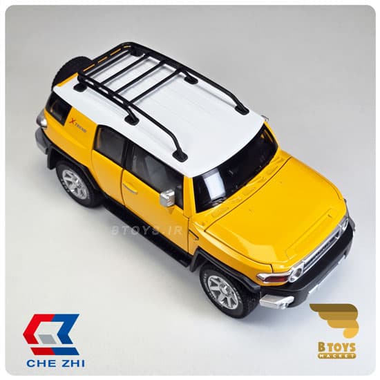 ماکت تویوتا اف جی کروز زرد چِژی(Toyota FJ Cruiser Chezhi) — تصویر ۴