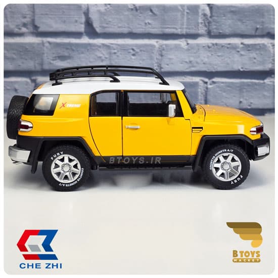 ماکت تویوتا اف جی کروز زرد چِژی(Toyota FJ Cruiser Chezhi) — تصویر ۷