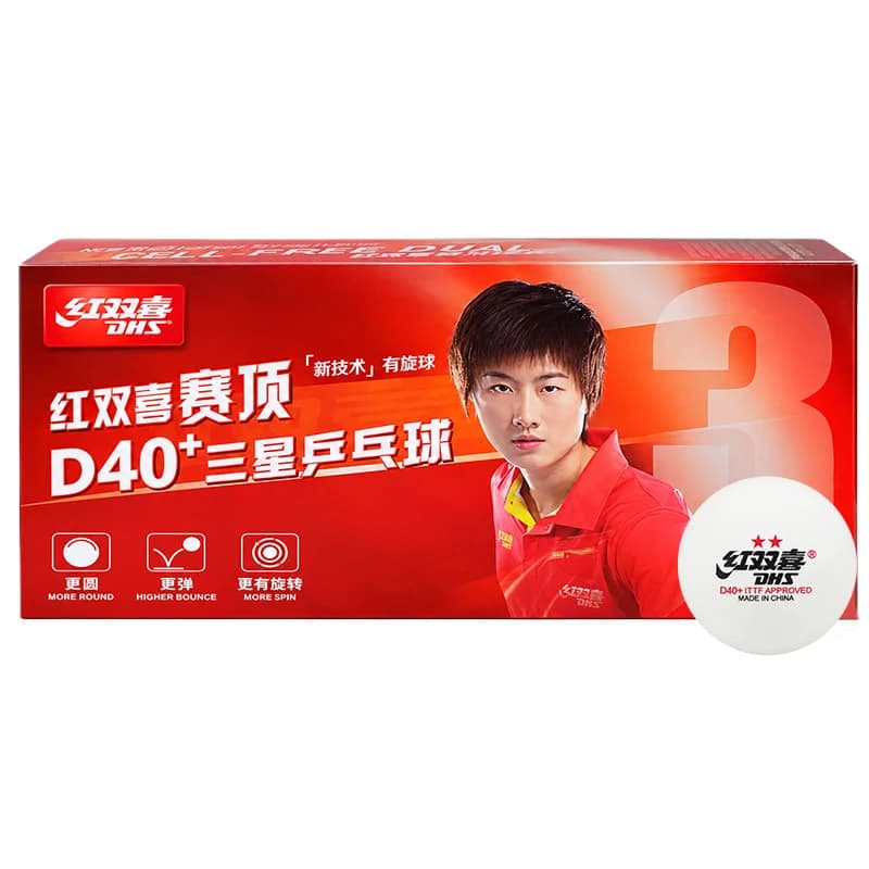 توپ پینگ پنگ DHS مدل D40+ 3-Star ITTF