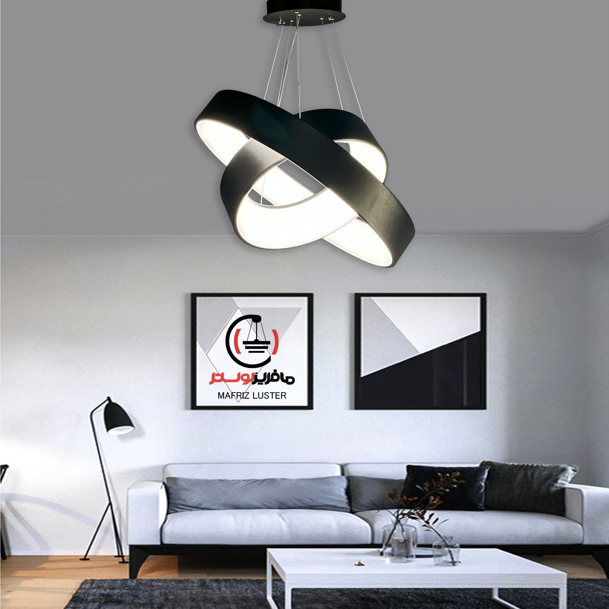 لوستر آویز تارا مدل مدرن کد CR260