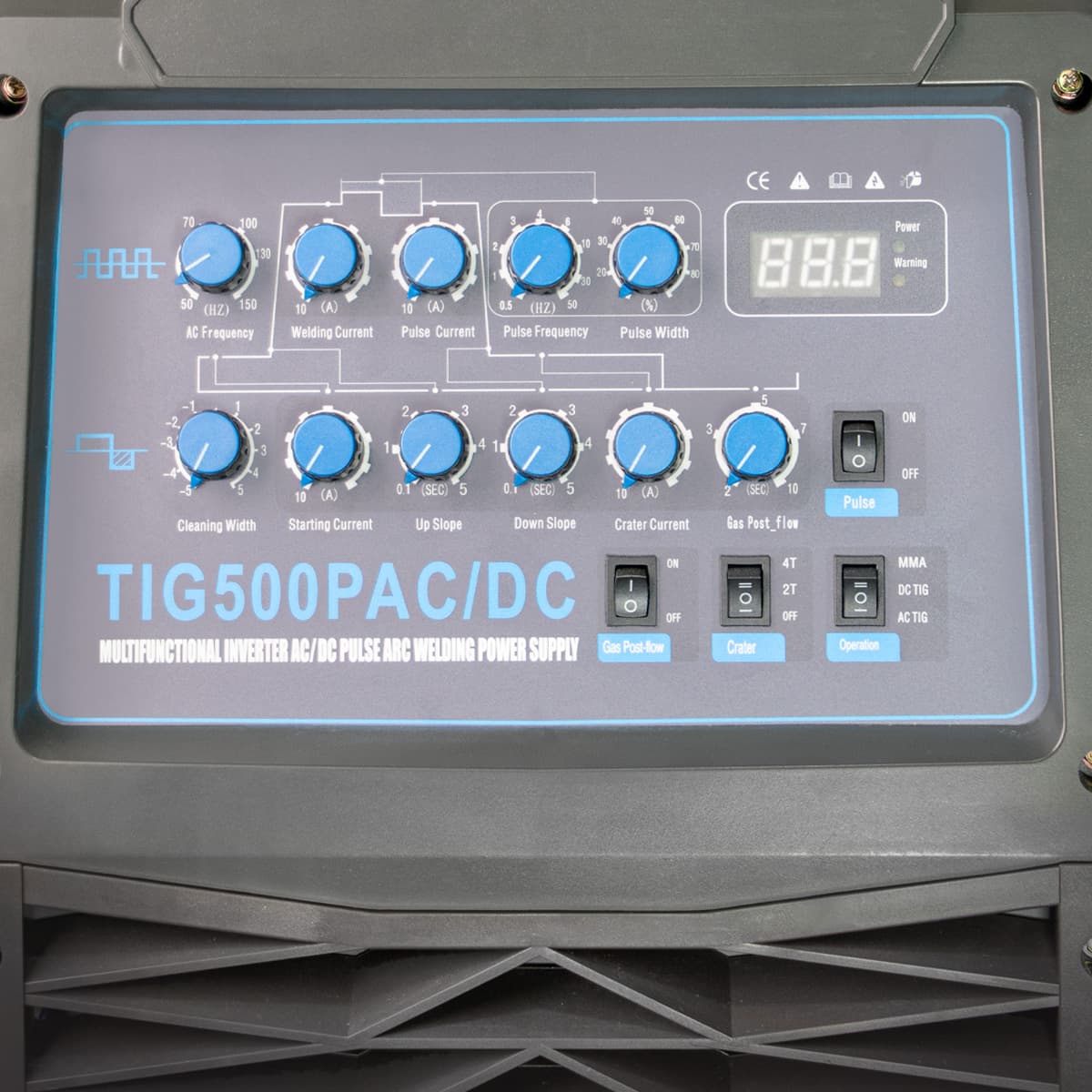 دستگاه جوش آرگون ۵۰۰ آمپر TIG500 AC/DC