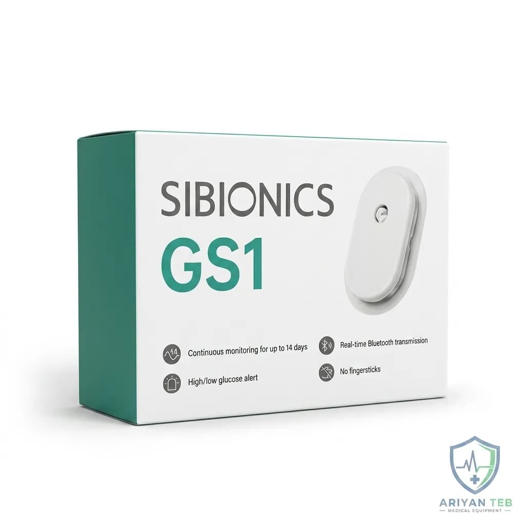 سنسور پایش قند سایبایونیکس مدل GS1؛ کنترل هوشمند قند خون بدون نیاز به تست مکرر