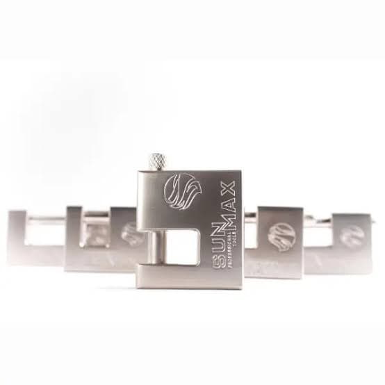 قفل کتابی روکش دار استیل سان مکس سایز 80 کد 2780