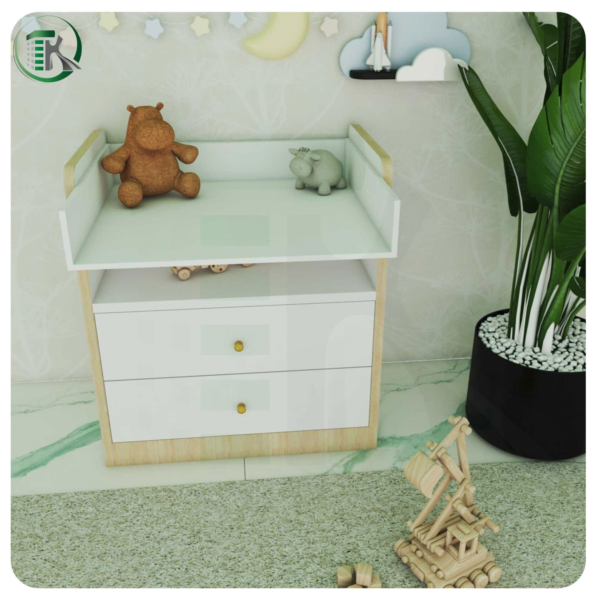 میز تعویض پوشک نوزاد TK129 — تصویر ۳