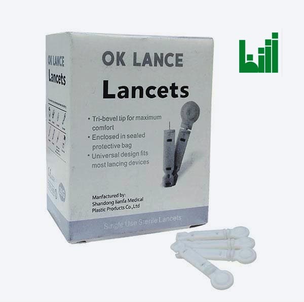 سوزن تست قند خون دو پر (لنست) OK LANCE