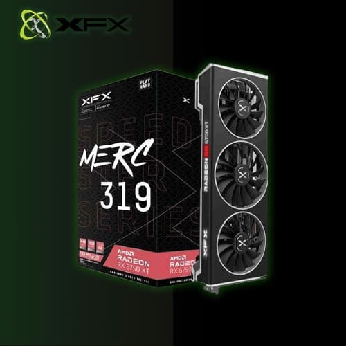 کارت گرافیک استوک RX 6750Xt Xfx Merc 12GB - تستوبازی | مرجع تخصصی کارت گرافیک استوک