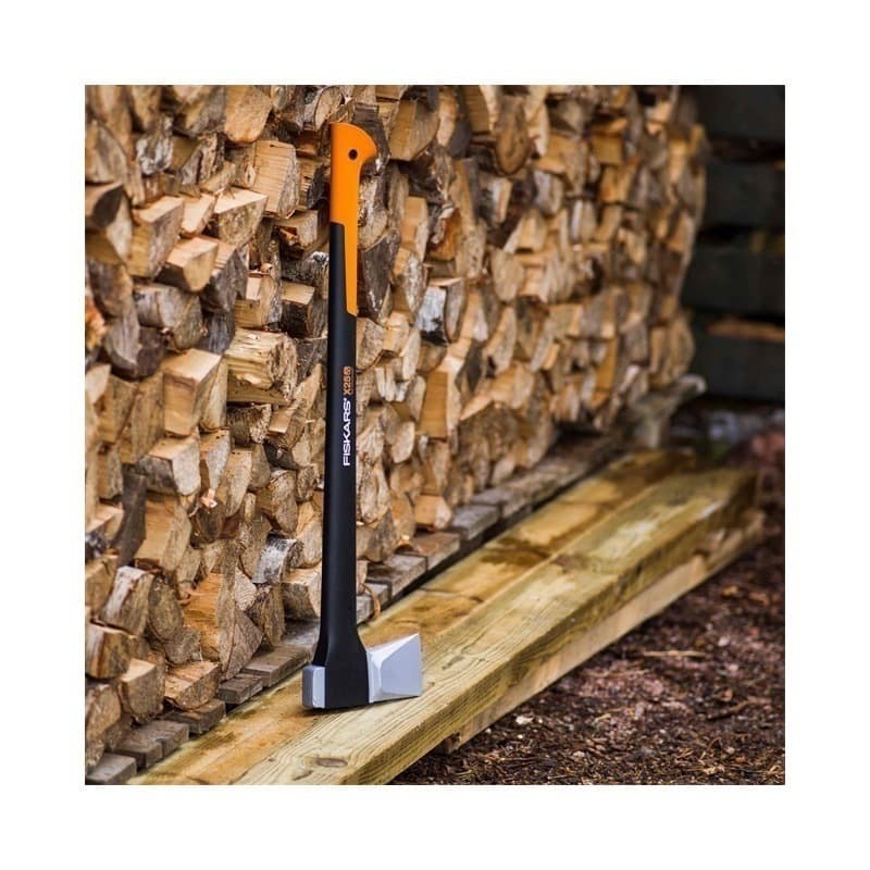 تبر با غلاف فیسکارس مدل FISKARS SPLITTING AXE XL – X25 — تصویر ۳