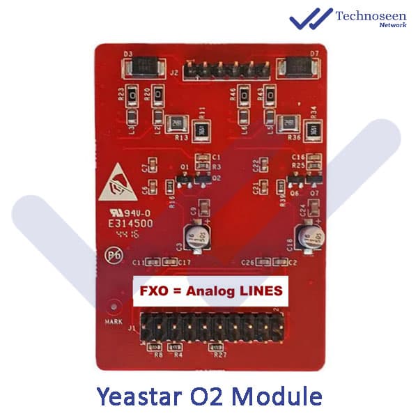 ماژول FXO مرکز تلفن یستار O2 - تکنوسین