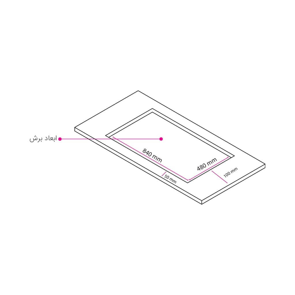 اجاق گاز صفحه ای کن مدل لیناک LINAK-S-BLACK — تصویر ۳