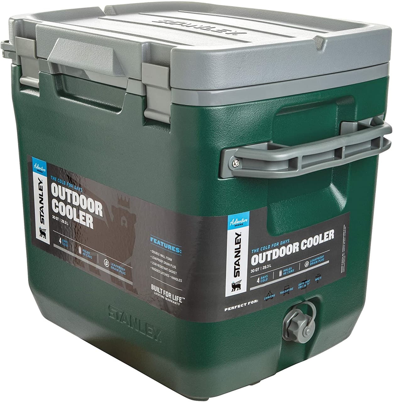 جعبه خنک نگهدارنده (کولباکس) 30 لیتری استنلی Stanley Adventure Outdoor Cooler 30L — تصویر ۲